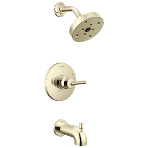 DELTA® T14459-PN Trinsic® Monitor® 14 Series H2OKinetic® Tub & Shower Trim, Polished Nickel