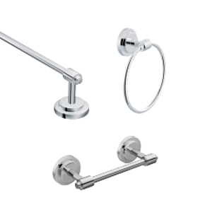 Moen® DN0793CH Iso™ Bathroom Hardware Set, Chrome