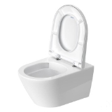 DURAVIT 0021610000 002161 Removable Toilet Seat, D-Neo, Round Bowl, Close Front, Plastic, White