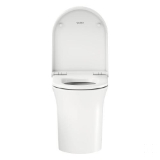 DURAVIT 0027090000 002709 Removable Toilet Seat, White Tulip, Plastic, Slow Close Hinge