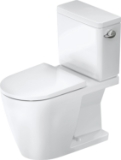 DURAVIT 2006010085 200601 Rimless Toilet-Bowl Only, D-Neo, White, Elongated Shape, 12 in Rough-In
