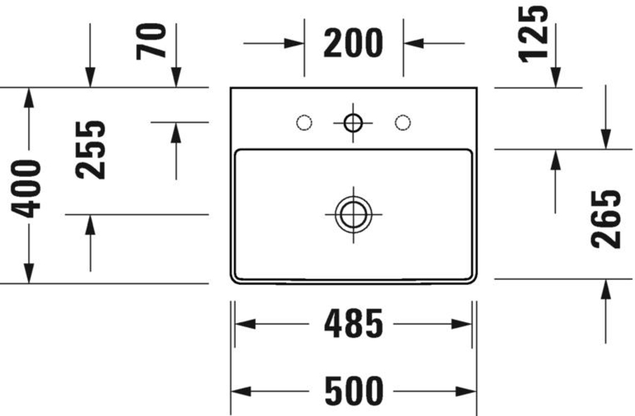Thos. Somerville Co. | DURAVIT 2356500070 235650 Durasquare