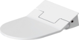 DURAVIT 611000001501300 611000 Toilet Seat, SensoWash Slim, Close Front, White, Slow Close Hinge