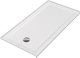 DURAVIT 720246000000090 720246 Architec Rectangular Shower Tray, White, Left Drain, 60 in L x 30 in W x 2-1/2 in D