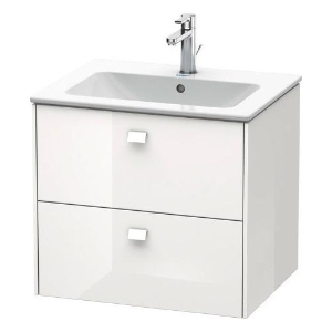 DURAVIT BR410101030 BR4101 Brioso Vanity Unit, 21.75 in OAH x 18.875 in OAW x 24.375 in OAD, Wall Mounting, Natural Oak Cabinet