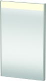 DURAVIT BR7000007076000 BR7000 Brioso Mirror, Rectangular Shape, 16.5 in L x 1.375 in W, LED Lamp, Natural Walnut