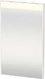 DURAVIT BR7000022226000 BR7000 Brioso Mirror, Rectangular Shape, 16.5 in L x 1.375 in W, LED Lamp, White High Gloss