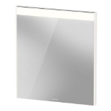 DURAVIT BR7001007076000 BR7001 Brioso Mirror, Rectangular Shape, 24.375 in L x 1.375 in W, LED Lamp, Concrete Gray Matte