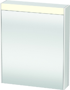 DURAVIT BR7101R22226000 BR7101R Brioso Medicine Cabinet, 24.375 OAL x 5.875 in OAW x 29.875 in OAH, White High Gloss
