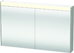 DURAVIT BR7104007076000 BR71040 Brioso Medicine Cabinet, 48 OAL x 5.875 in OAW x 29.875 in OAH, Matte Concrete Gray