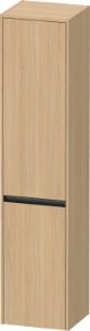 DURAVIT K21329R30300000 K21329 Ketho.2 Wall Mounted Tall Cabinet, 15.75 in OAL x 14.125 in OAW x 69.25 in OAH, Natural Oak