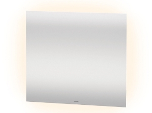 DURAVIT LM7826D00006000 LM7826 Lighting Mirror, Rectangle Shape, 31.5 in L x 1.25 in W, LED Lamp, White Matte