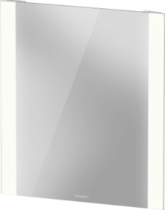 DURAVIT LM7885D00006000 LM7885 Lighting Mirror, Rectangle Shape, 23.625 in L x 1.375 in W, LED Lamp, White Matte
