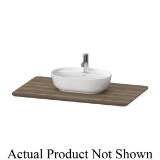 DURAVIT LU946407777 Luv Massive Console With (1) Cut-Out, 39 in L x 23-1/2 in W x 1 in H, Vanity Sink, Wood