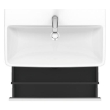 DURAVIT N14383018180000 N14383 No.1 Washbasin Cabinet, 29-1/8 in OAW x 16-3/4 in OAD, Wall Mounting, Matte White Cabinet