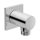 DURAVIT UV0630025U00 Wall Outlet With Square Escutcheon, G1/2 in Nominal