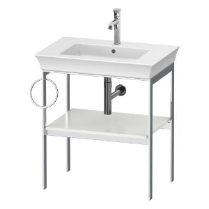 DURAVIT WT4543L3636 WT4543 Console, 26.875 in L x 17.75 in W, Floor Standing Mounting, White Satin Matte