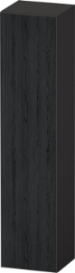 DURAVIT ZE1352R16800000 ZE1352 ZENCHA Wall Mounted Tall Cabinet, 15.75 in OAL x 14.125 in OAW x 69.29 in OAH, 3-Ply Chipboard, Black Oak/Graphite Super Matte