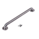 Dearborn® DB8924 Grab Bar, 1-1/2 in Dia x 24 in L, Satin, 304 Stainless Steel