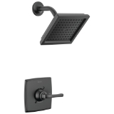 DELTA® 142864-BL Monitor® 14 Geist™ Faucet Shower Head, 1.75 gpm Max Flow, Wall Mounting, Matte Black