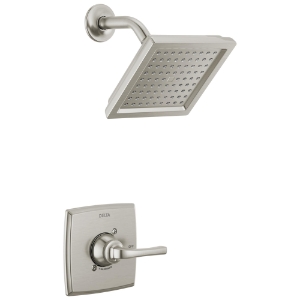 DELTA® 142864-SP Monitor® 14 Geist™ Faucet Shower Head, 1.75 gpm Max Flow, Wall Mounting, Spotshield Brushed Nickel