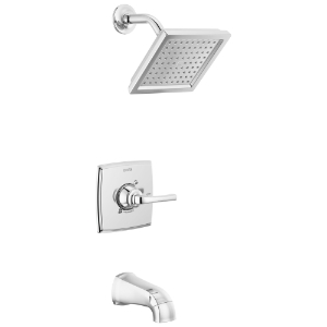 DELTA® 144864 Monitor® 14 Single Handle Tub and Shower Faucet Trim, 1.75 gpm Shower, Chrome