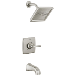 DELTA® 144864-SP Monitor® 14 Single Handle Tub and Shower Faucet Trim, 1.75 gpm Shower, Spotshield Brushed Nickel