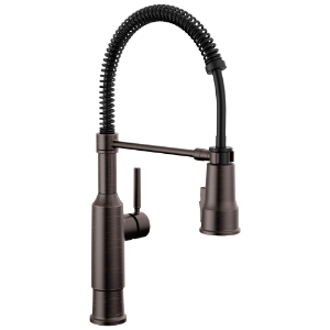 DELTA® 18804Z-RB-DST Theodora™ Single Faucet, 1.8 gpm Flow Rate, Venetian Bronze, 1 Handle, 1 or 3 Faucet Holes, Commercial