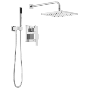 DELTA® 342701 2-Handle Hand Shower and Rough Valve, 1.75 gpm Shower, Chrome