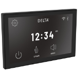 DELTA® 5CN-550L-BL Digital Interface Steam Shower Control, Digital Display, Matte Black