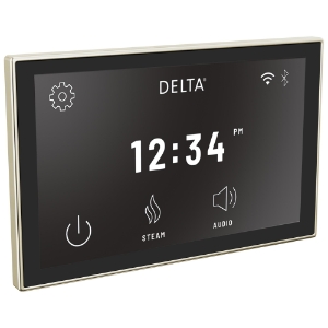 DELTA® 5CN-550L-PN-PR Digital Interface Steam Shower Control, Digital Display, Lumicoat® Polished Nickel