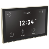 DELTA® 5CN-550L-PN-PR Digital Interface Steam Shower Control, Digital Display, Lumicoat® Polished Nickel