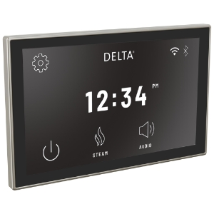 DELTA® 5CN-550L-SS-PR Digital Interface Steam Shower Control, Digital Display, Lumicoat® Stainless