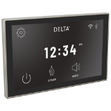 DELTA® 5CN-550L-SS-PR Digital Interface Steam Shower Control, Digital Display, Lumicoat® Stainless