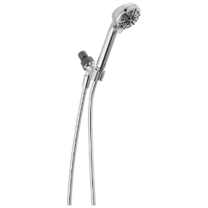 DELTA® 75413D Universal Hand Shower, 3-5/16 in Dia Shower Head 4 Shower Head, 2.5 gpm Flow Rate, Chrome