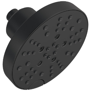 DELTA® 75568BL Faucet Shower Head, 1.75 gpm Max Flow, 5 Sprays, Matte Black