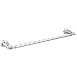 DELTA® 78418 Broderick® Traditional Towel Bar, 1-3/4 in Dia Ring, 18 in L Bar, 1.75 in OAH 3-11/16 in OAD, Zinc