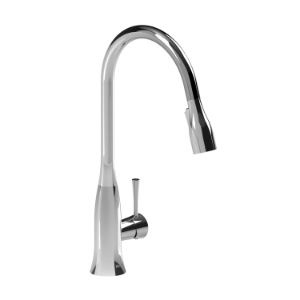 RIOBEL ED101C Edge Pulldown Kitchen Faucet Pull-Down Touchless, 2.2 gpm Flow Rate, Chrome