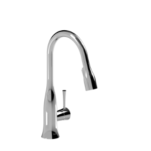 RIOBEL ED601C Food Prep Faucet Single Hole, Edge, Chrome, 1.8 gpm Flow Rate