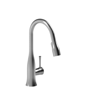 RIOBEL ED601SS Food Prep Faucet Single Hole, Edge, Stainless Steel, 1.8 gpm Flow Rate