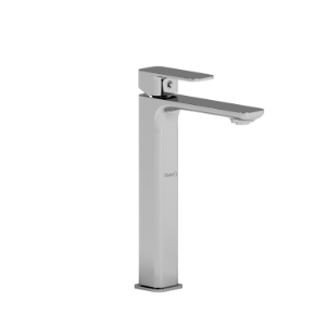 RIOBEL EQL01C EQL01 Equinox Single Hole Vessel Bathroom Sink Faucet, 1.2 gpm Flow Rate, 9.25 in H Spout, 1 Handle, Pop-Up Drain, 1 Faucet Hole, Chrome