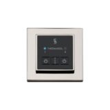 THERMASOL® ESM-PC Easy Start Modern Steam Shower Control Unit, Indication LED Display, Square Panel, Polished Chrome