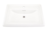 Gerber® G0012582 Logan Square™ Standard Pedestal Lavatory Sink, 27-3/8 in W x 7-7/8 in H, Rectangular Sink