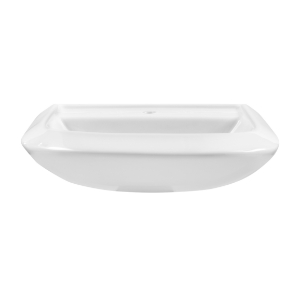 Gerber® G0013592 Avalanche® Standard Pedestal Top Sink, 25-1/4 in W x 7-1/2 in H, Rectangular Sink, White