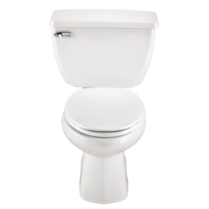 Gerber® G0020311 2-Piece Toilet, Ultra Flush®, Elongated Bowl, 10 in Rough-In, 1.6 gpf Flush Rate, White