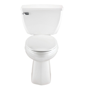 Gerber® G0020325 ADA Ultra Flush® 2-Piece Toilet, Elongated Bowl, 4-1/4 in Rough-In, 1.6 gpf Flush Rate, White