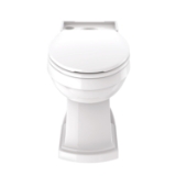 Gerber® G0021191 Toilet Bowls, Hinsdale®, White, Elongated Shape, 12 in Rough-In, 17-1/8 in H Rim, 2 in Trapway