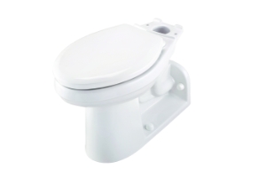 Gerber® G0021975 ADA Maxwell® ErgoHeight™ Back Outlet Toilet Bowl, White, Elongated Shape, 4-1/4 in Rough-In, 2 in Trapway