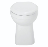 Gerber® GAB21828 2-Piece Large Toilet Bowl, Avalanche®/Elite™, White, Elongated Shape, 12 in Rough-In, 17 in H Rim, 2-1/8 in Trapway