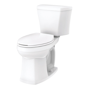 Gerber® GAV31828 ADA Toilet Bowl, Avalanche®, White, Elongated Shape, 12 in Rough-In, 2 in Trapway